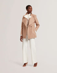 Women|Sale ROSESS Short Belted Wool Wrap Coat - Ted Baker