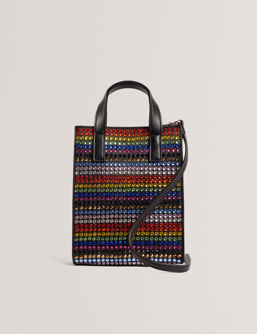 Women PRIDEZ - Striped Mini Imitation Icon Bag - Ted Baker