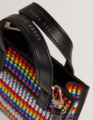 Women PRIDEZ - Striped Mini Imitation Icon Bag - Ted Baker
