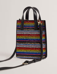 Women PRIDEZ - Striped Mini Imitation Icon Bag - Ted Baker