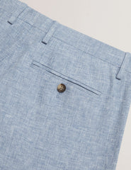 Men GIVRANT Tailored Linen Blend Slim Fit Pants - Ted Baker