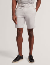 Men LOWETON - Slim Leg Stretch Cotton Chino Shorts - Ted Baker