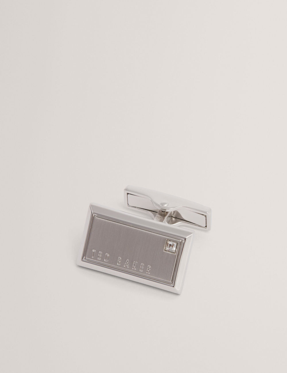 Men|Sale KRISTOL Crystal Detail Brushed Metal Cufflinks - Ted Baker