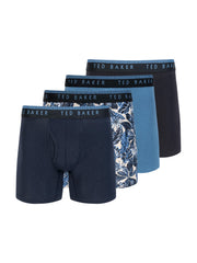 Men 4 Pack Cotton Stretch Boxer Briefs - Ted Baker