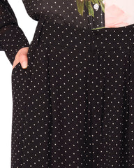 Sale|Women WIDE LEG TUCK PANT - Black - Ted Baker