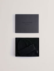 Sale|Men ALLIIES - Ribbed Knit Hat And Scarf Set - Ted Baker