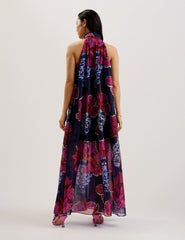 Women KINOSEI - Printed Organza Maxi Dress - Ted Baker