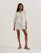 Women BACINA - Lace 3/4 Balloon Sleeve Blouse - Ted Baker