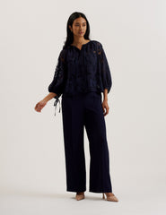 Women BACINA - Lace 3/4 Balloon Sleeve Blouse - Ted Baker