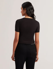 Women SUNNYY - Blurred Floral Print Slim Fit T-Shirt - Ted Baker