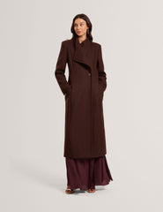 Women|Sale MINDEE Wool Rich Hourglass Longline Wrap Coat - Ted Baker