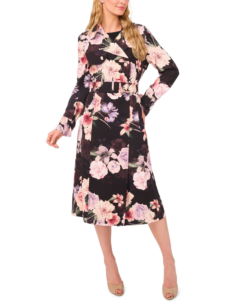 Women|Sale ANASTASIA - Printed Trench Coat - Ted Baker