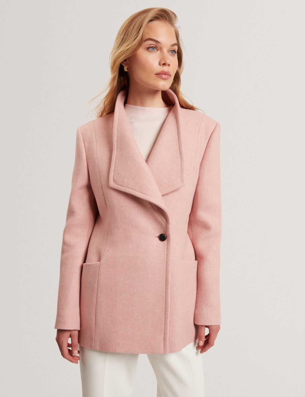 Women|Sale EVIGNA Wool Rich Hourglass Short Wrap Coat - Ted Baker