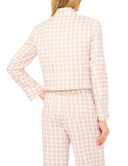 Women|Sale CROPPED STRUCTURED POCKET DETAIL JACKET - New Ivory - Ted Baker