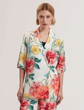 Women NYMPHA - Floral Short Sleeve Oversized Blazer - Ted Baker
