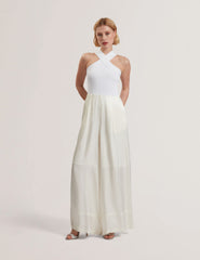 Women BAIBLU - Halter Neck Knit Bodice Jumpsuit - Ted Baker
