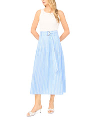 Women CARRIE Striped Cotton Belted Midi Skirt - Ted Baker
