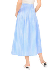 Women CARRIE Striped Cotton Belted Midi Skirt - Ted Baker