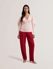Women AMELYAA - Rib Sculpt Sleeve Sweater - Ted Baker