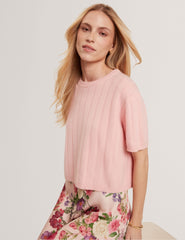 Women SHERRY - Cashmere Rib Pull Over Sweater - Ted Baker