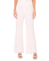 Women LACE FRONT PLEAT SUITING PANT - White - Ted Baker
