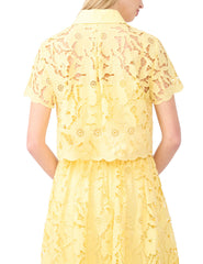 Women|Sale MICAH Lace Cropped Short Sleeve Shirt - Ted Baker