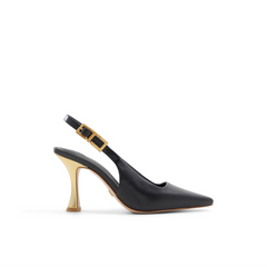 Women LOLA T-BUCKLE - Leather Slingback Heeled Pumps - Ted Baker