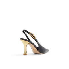 Women LOLA T-BUCKLE - Leather Slingback Heeled Pumps - Ted Baker