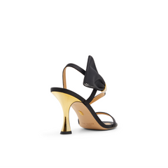 Women BELLE - Bow Embellishment Satin Heeled Sandals - Ted Baker
