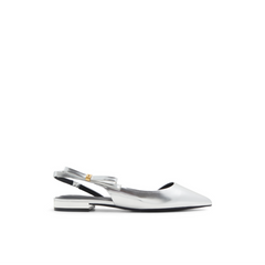 Women JANE BOW - Bow Detail Slingback Leather Ballet Flats - Ted Baker