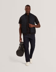 Men|Sale PAFAVOR Quilted Front Funnel Neck Zip-Up Gilet - Ted Baker
