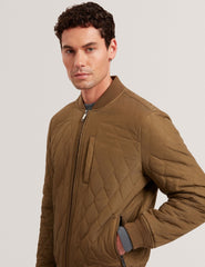 Men|Sale MAILINS Diamond Quilted Zip Bomber Jacket - Ted Baker