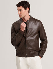 Men|Sale LEEAMS Leather Classic Bomber Jacket - Ted Baker
