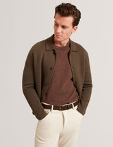 Men|Sale FREDER Knitted Cotton Blend Cardigan Jacket - Ted Baker