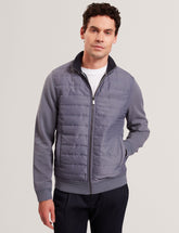 Men|Sale DURANO Quilted Front Zip-Through Knit Jacket - Ted Baker
