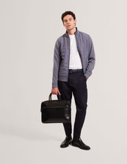 Men|Sale DURANO Quilted Front Zip-Through Knit Jacket - Ted Baker