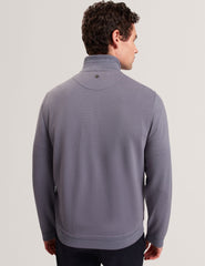 Men|Sale DURANO Quilted Front Zip-Through Knit Jacket - Ted Baker