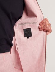 Men ASHLEYJ Linen Cotton Zip-Up Harrington Jacket - Ted Baker