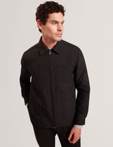 Men|Sale THOVA Textured Quilt Zip-Through Overshirt - Ted Baker