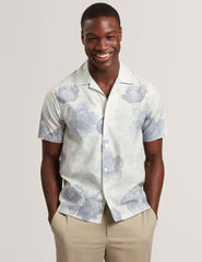 Men CESIRO Relaxed Shaded Floral Short Sleeve Shirt - Ted Baker