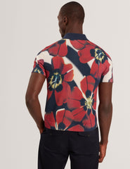 Men|Sale WYRIC Blooms Print Knitted Short Sleeve Shirt - Ted Baker