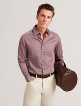 Men|Sale JOZEF Slim Fit Micro Geometric Print Shirt - Ted Baker