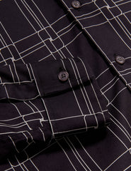Men|Sale LIRRA Retro Check Print Long Sleeve Shirt - Ted Baker