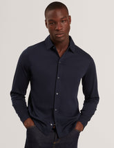 Men|Sale QUILLON Soft Touch Jersey Long Sleeve Shirt - Ted Baker
