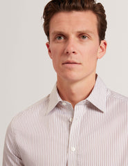 Men|Sale SOHOE Striped Cotton Long Sleeve Shirt - Ted Baker