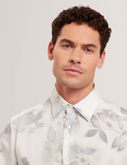 Men|Sale KALMILL Photograhic Leaf Print Regular Fit Shirt - Ted Baker