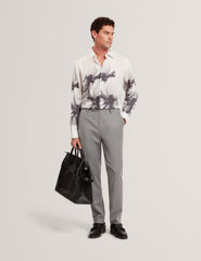 Men|Sale AMUND Monochrome Floral Long Sleeve Shirt - Ted Baker