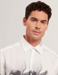 Men|Sale AMUND Monochrome Floral Long Sleeve Shirt - Ted Baker