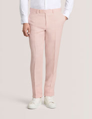 Men WINTER - Flat Front Linen Suit Pant - Ted Baker