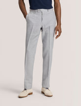 Men WINTER - Flat Front Linen Suit Pant - Ted Baker